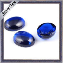 Овальная форма Cabochan 34 # Blue Sapphire